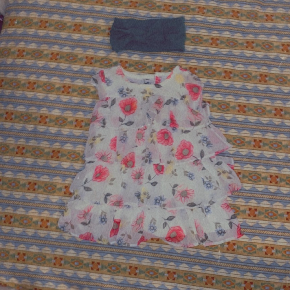 1 cute flower dresses